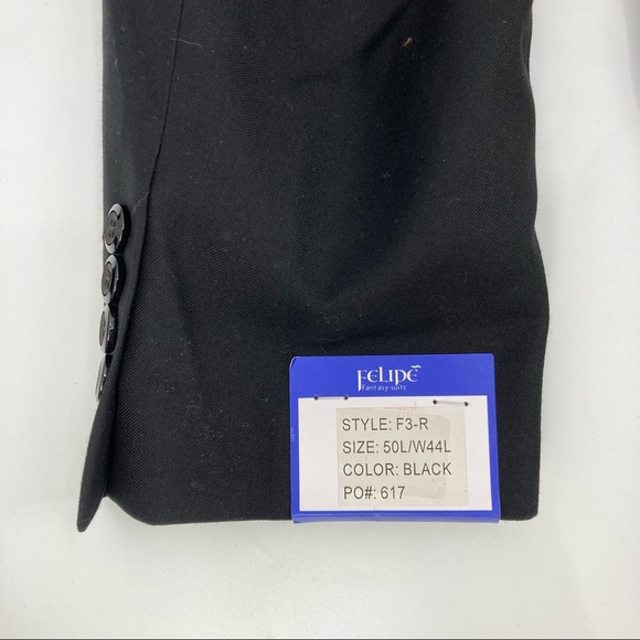 Felipe Fantasy Suits Super 150’s Suit Jacket - 50L - Picture 6 of 8